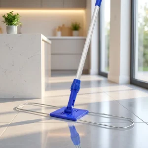 Factory Stainless Steel Flat Dust Mop Frame Modern Commercial Floor Cleaning Flat Mop Plate