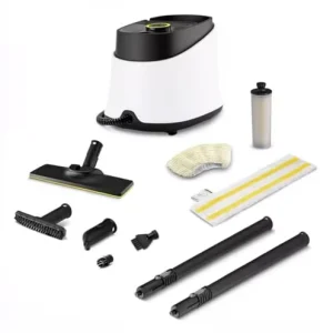 Factory Steam Cleaner SC 3 Deluxe EasyFix 30s Heating Time LED Ring Storage 75m Coverage 1 1.4L Tank 4 Bar Pressure