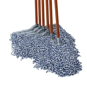 Factory-Supplied Telescoping Wooden Handle Water-Absorbent Cotton-Yarn Mop