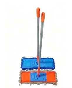 Factory Supply Chenille Microfiber Flat Mop with Aluminium Frame and Telescopic Handle