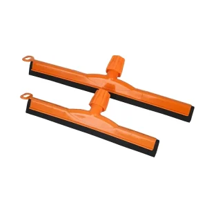 Factory Supply Multi-Color Plastic Floor Squeegee with EVA and Telescopic Pole