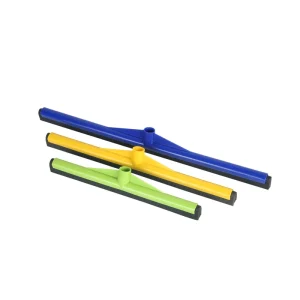 Factory Supply Multi-Color Plastic Floor Squeegee with EVA for House Cleaning