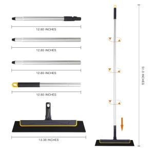 Factory Telescopic EVA Broom Tile Window Cleaning Silicone Plastic Floor Squeegee