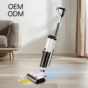 Factory Wet-Dry Cordless Floor Washer with Suction, Self-Cleaning, Brushless Motor, and Battery