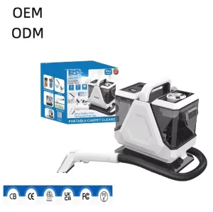Factory Wet & Dry Dual Use Hotel Carpet & Sofa Fabric Cleaner Drum Vacuum Portable Bagless Spill Spot Cleaner 1350W