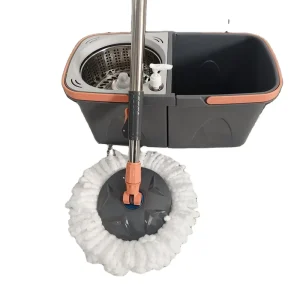 Factory Wholesaler Mop and Bucket with Wringer Set for Home 360° Rotating Mop with Double Bucket