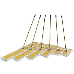 Factory Wholesaling Cotton Lobby Mops for Hall Floor Wet and Dry Cleaning Cotton Dust Mops
