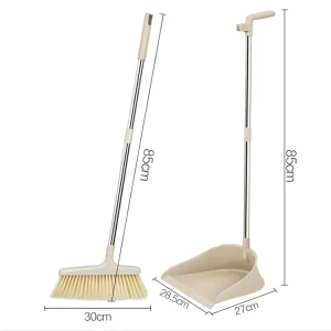 Factorydirect of Plastic Upright Broom Sets for Cleaning Products Floors Suitable for Both Indoor and Outdoor Use