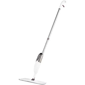 Fashionable Spray Mop with Water Tank and Microfiber Flat Mop Head Stainless Steel Handle for Floor Cleaning Household