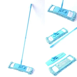 Flat Chenille Floor Mop with Telescopic Handle