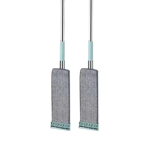 Flat Mop Hot Sales Hand Free Lazy Person Scraping Dry and Wet Dual Purpose Microfiber Flat Mop