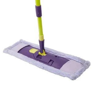Flat Mop Plastic Lazy Household Convenient Wet and Dry Electrostatic Dust Removal Mop Wood Floor Tile Mop