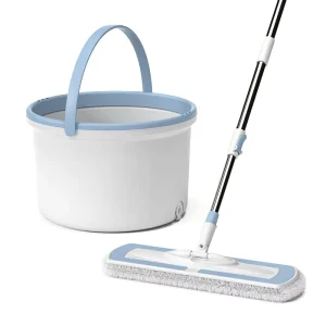 Flat Mop Set Clean Separation Household Rotary Mop Round Mop With Bucket