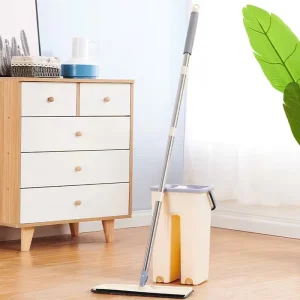 Flat Mop and Bucket Set
