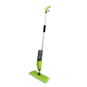 Flat Mop with Sprayer and Refillable Bottle