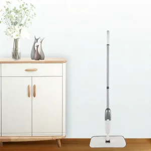 Flat Spray Mop with Water Injection Design, Bucketless Portable Floor Mop