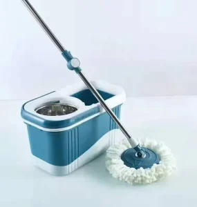 Flat Stainless Steel 360-Degree Rotary Spin Mop Set