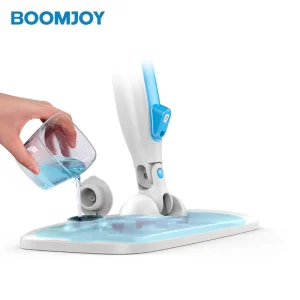 Flexible Microfiber Spray Mop Cleaner With Spray Gun and Disposable Pads