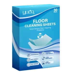 Floor Cleaner Sheets and Tablets for Hardwood Floors, Concentrated Water-Soluble Household Cleaner