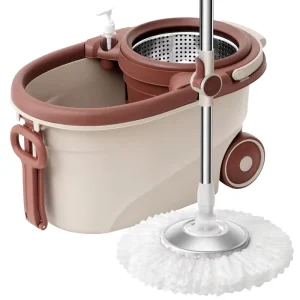 Floor Cleaning Adjustable Rotating Clean Microfiber Spinning Mops 360 Degree Rotatable Magic Spin Mop Bucket
