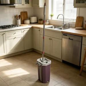 Floor Cleaning Dry Automatic Mop Bucket Flat Magic Mop With Bucket