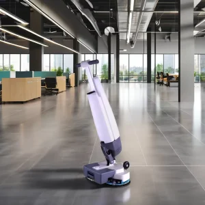 Floor Cleaning Machine for Office and Household, Walk-Behind Floor Sweeper and Scrubber