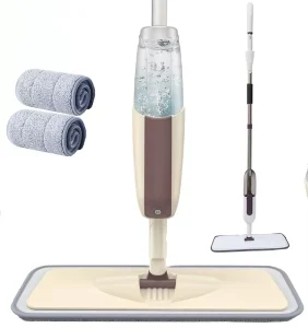Floor Cleaning Microfiber Spray Mop Wet Dry Dust Kitchen Mop Refillable Bottle Rotatable Hardwood Mop