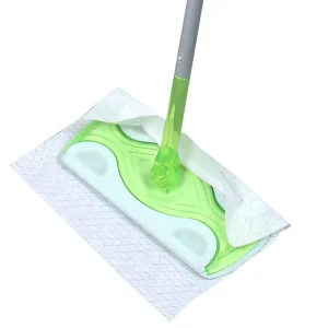 Floor Mop Set with 5 Cloths and 2 Moist Floor Cloths