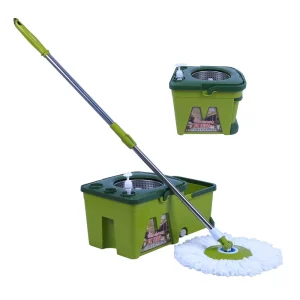 Floor Mop and Spin Bucket Set