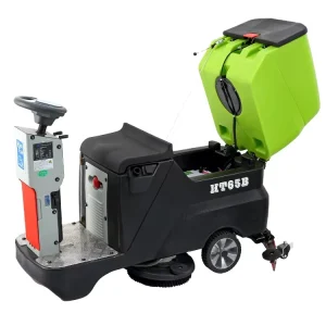 Floor Scrubbing Machine Manufacturers Battery Operated Floor Cleaning Machine Ride-on Scrubber Dryer Machine Motor CE 1300