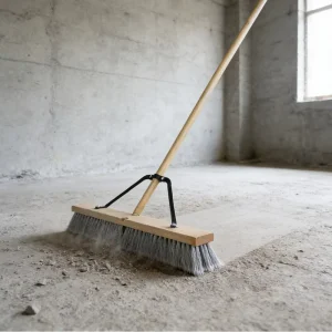 Floor Squeegee Cleaning Brush for Indoor and Outdoor Roads, Decks, Floors, and Ground, Two Handle Holes