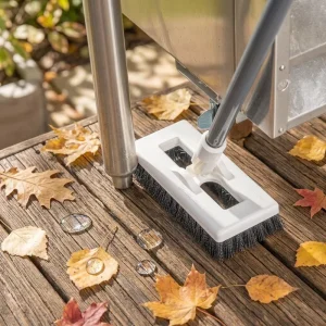 Floor Tile Cleaning Long-Handle Broom Scrub Brush