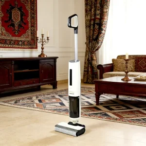 Floor Washer with 4000mAh Battery, HEPA Filter, Brushless Motor, Self-Cleaning System, LED Display, Wet and Dry Cleaning