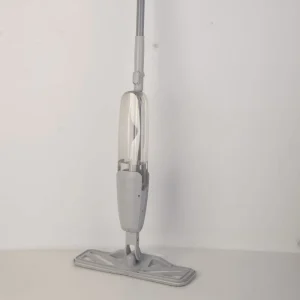 Folded Pole Spray Mop With Polyester Refill Head and Brush