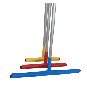 Food Grade Hygienic Single or Double Blade Rubber Floor Squeegee with Replacement Cassette