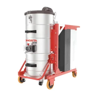 Food Industry Wet and Dry Industrial Vacuum Cleaner with HEPA Filter, Stainless Steel Tank, and Mobile Design