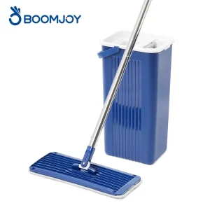 For Microfiber Mop Dirt Separation Cleaning Squeeze Dry Stainless Steel Pole 70 80% Dehydration Rate Bucket Type Floor Mop