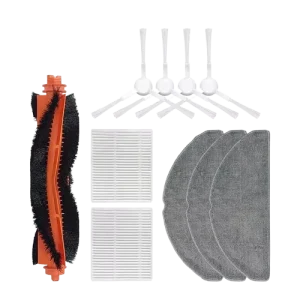 For Xiaomi MIJIA 3C E10 B112 E12 Robotic Vacuum Cleaner Spare Parts Plastic Electric Roller Brush Edge Brush HEPA Filter Mop Clo