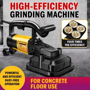 Four-Head Six-Speed 220V Electric Industrial DIY Floor Grinder 2000W for Floor Polishing and Coating Removal