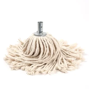 Friction-Spun Microfiber Mop Head with Telescopic Handle and Iron Tip, Highly Absorbent, for Floor Cleaning