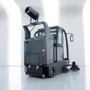 Full Enclosed Road Street Sweeping Truck Electric Battery Ride on Floor Cleaning Machine Street Heavy Dust Sweeper