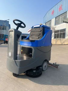 Fully Automatic Robotic Industrial Floor Scrubber for Large Warehouses and Logistics Hubs