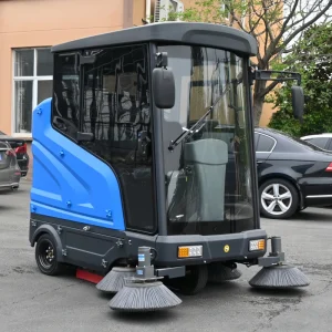Fully Enclosed Automatic Floor Sweeper with Dry and Wet Sweeping Functions