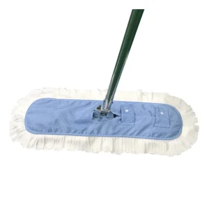 GI Dust Cleaning 90cmx17cm Dust Free Stainless Steel Anti static ESD Microfiber Flat Cleanroom Mops for Workshop Laboratory