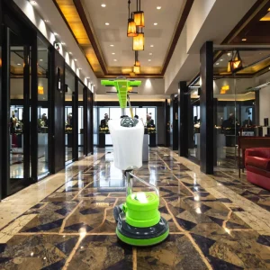 GR005 17-Inch Electric Walk-Behind Floor Polisher for Tile and Marble Cleaning