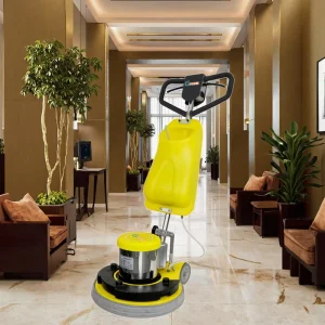 GR041 Commercial Floor Scrubbing Machine Single Brush Manual Hand Push Hotel Carpet Cleaning Electric Fuel for Hotels Washrooms