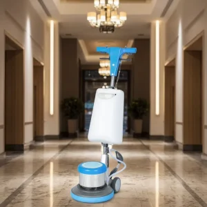 GR13 Electric Walk-Behind Floor Polishing Machine with Metal Brush and Pump Components