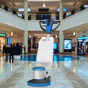 GR175 Manual Hard-Floor Polishing Machine with Single Brush and Plastic Construction for Hotels
