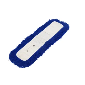GRS BSCI Factory Customized Flat Dust Cotton Mop with Aluminum Alloy Mop Stick for Easing Cleaning