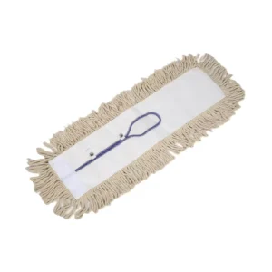 GRS BSCI Factory Hot Selling Customized Flat Dust Cotton Mop with Aluminum Alloy Mop Stick for Easing Cleaning